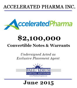 Accelerated Pharma June 2015 Tombstone