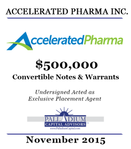 Accelerated Pharma Nov 2015 Tombstone